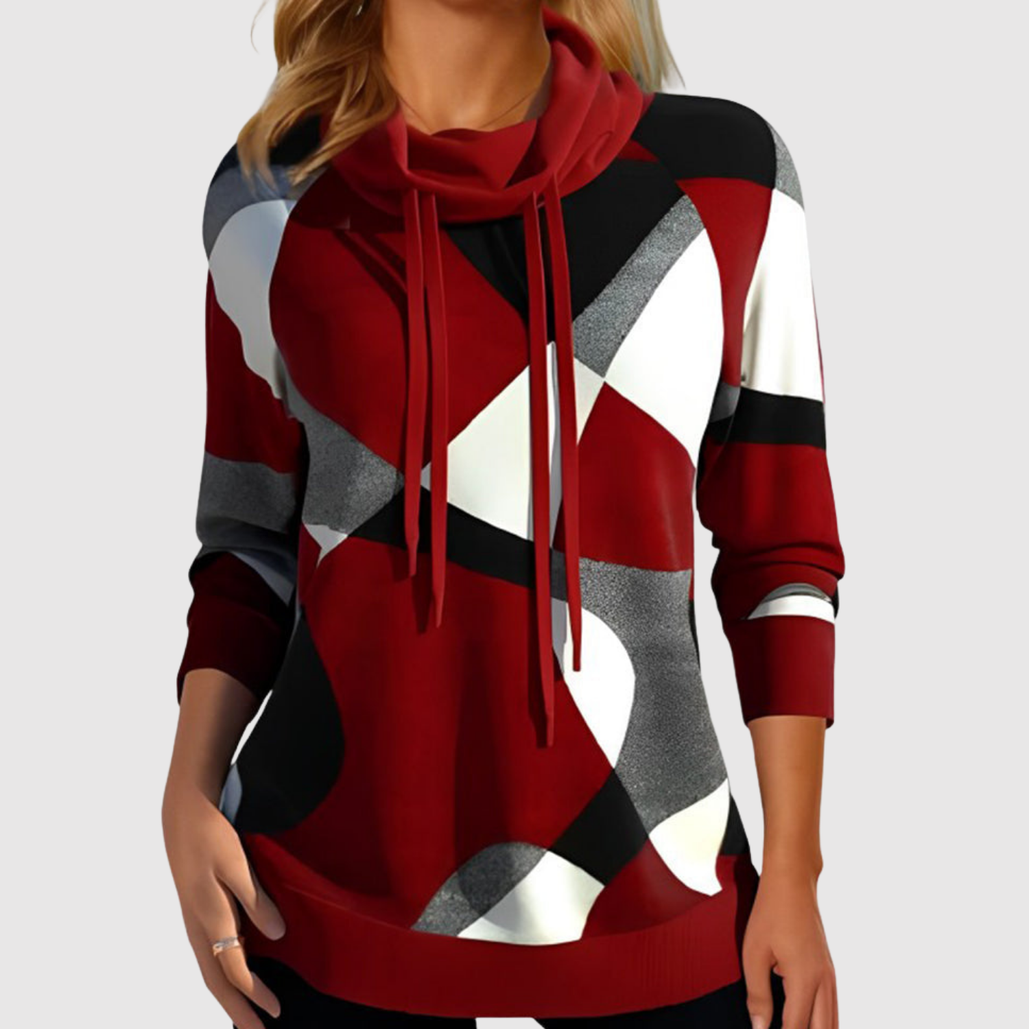 Nina – Mikina s geometrickým motivem