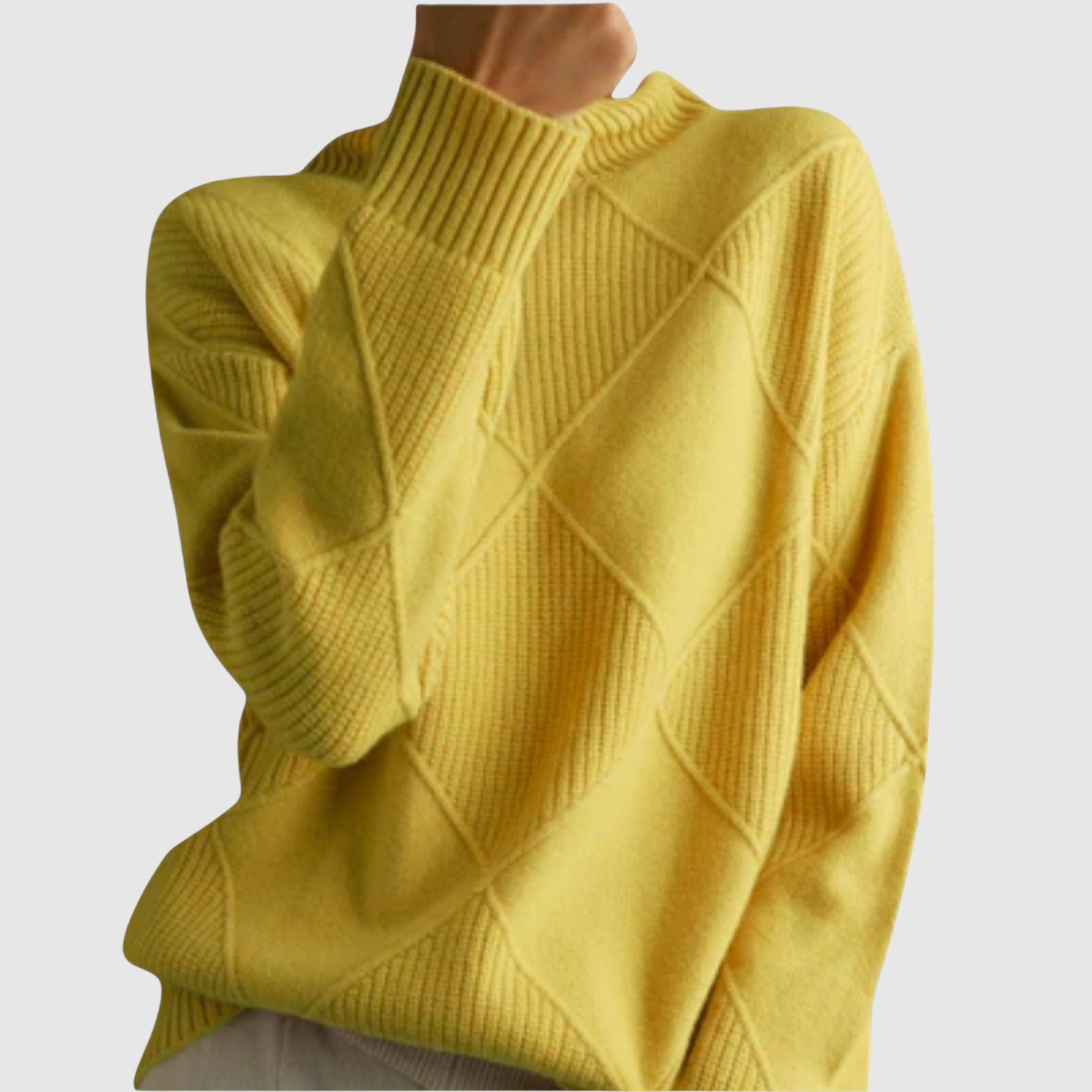 Nora – Svetr s geometrickým vzorem