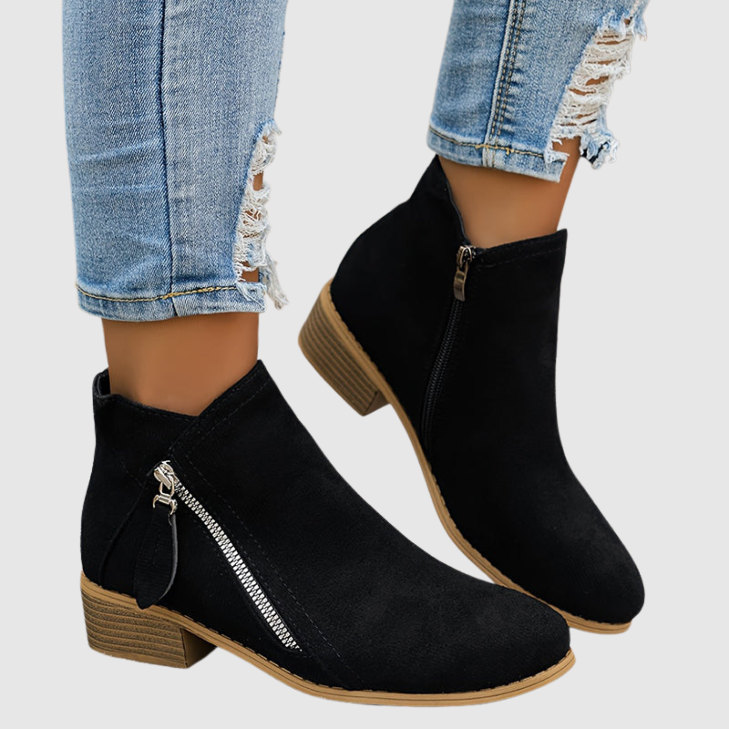 Teodora - Dámské ankle boots s zipem