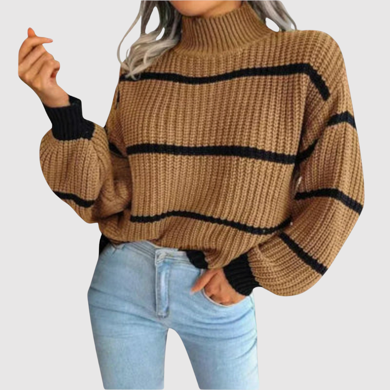 Nora – Svetřík s širokými pruhy