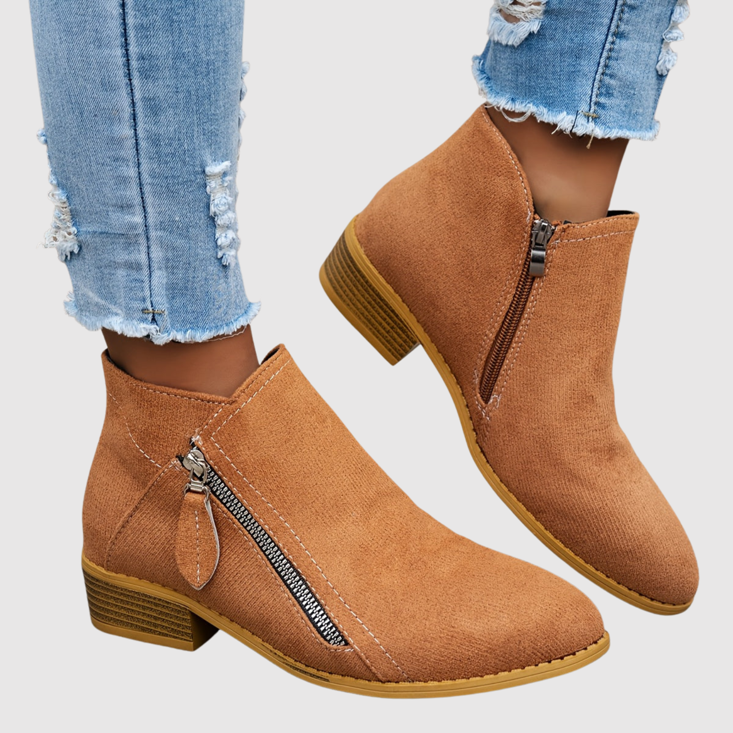 Teodora - Dámské ankle boots s zipem