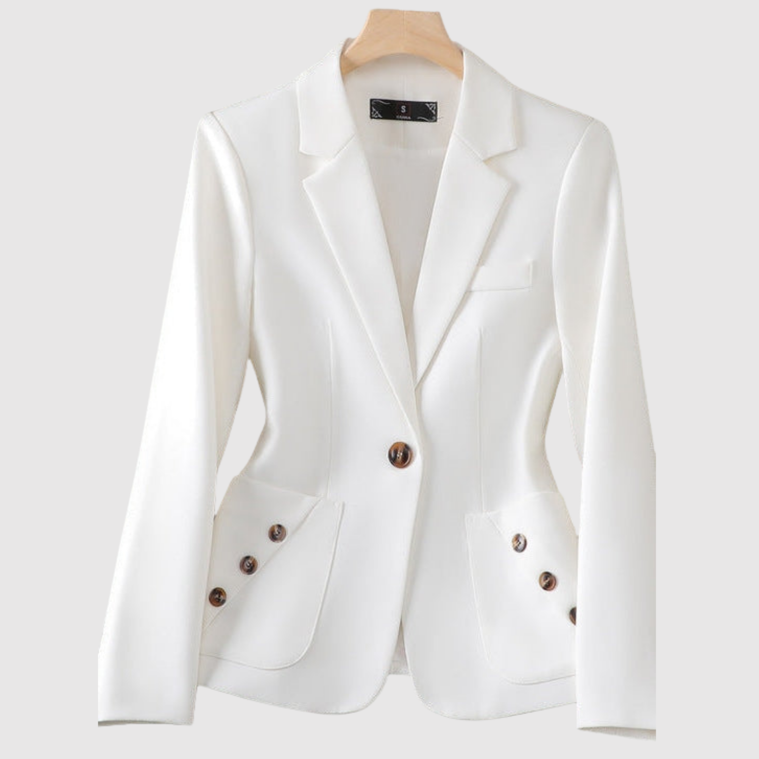 Silvie – Klasický blazer s detaily z knoflíků