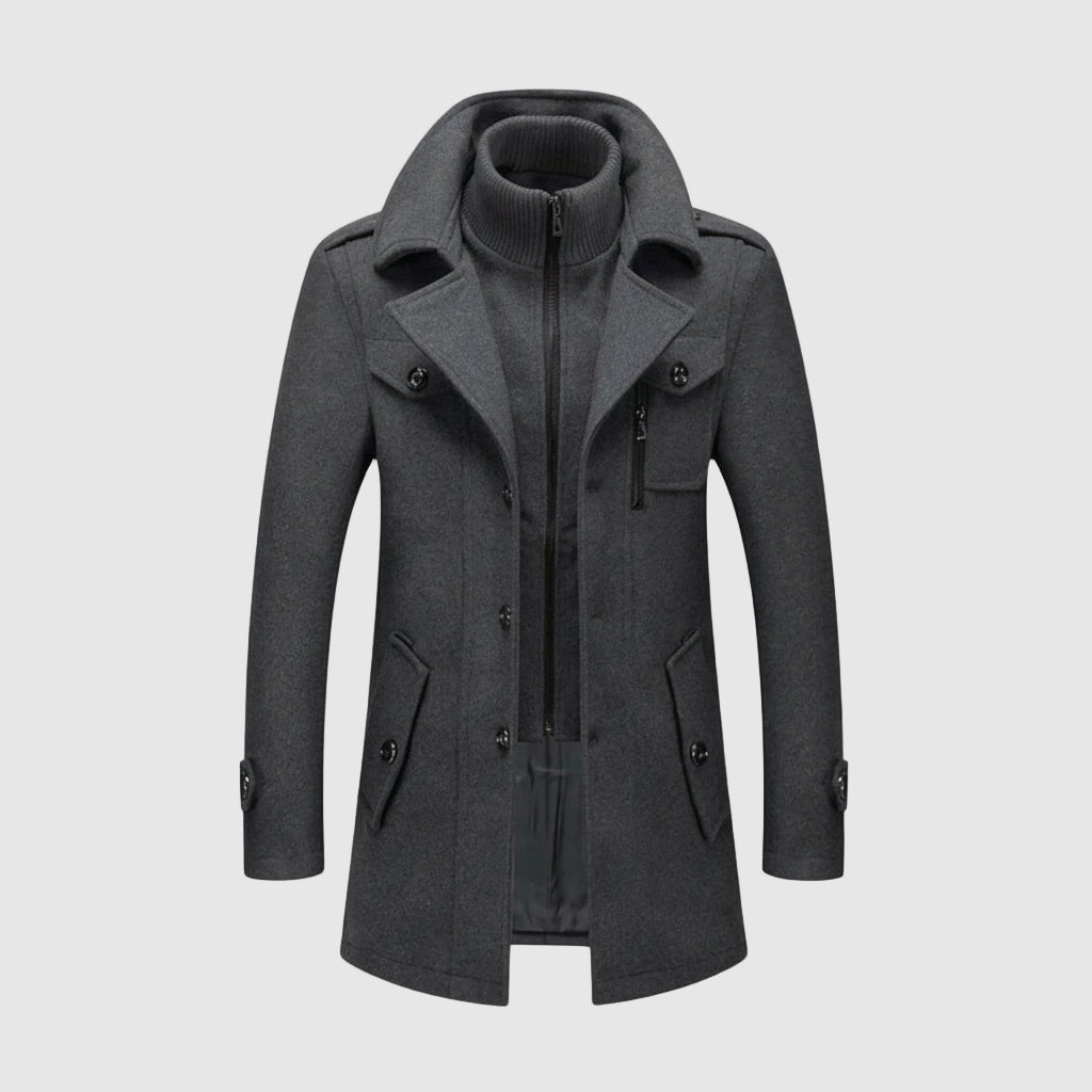 Marek – Moderní vlněný kabát