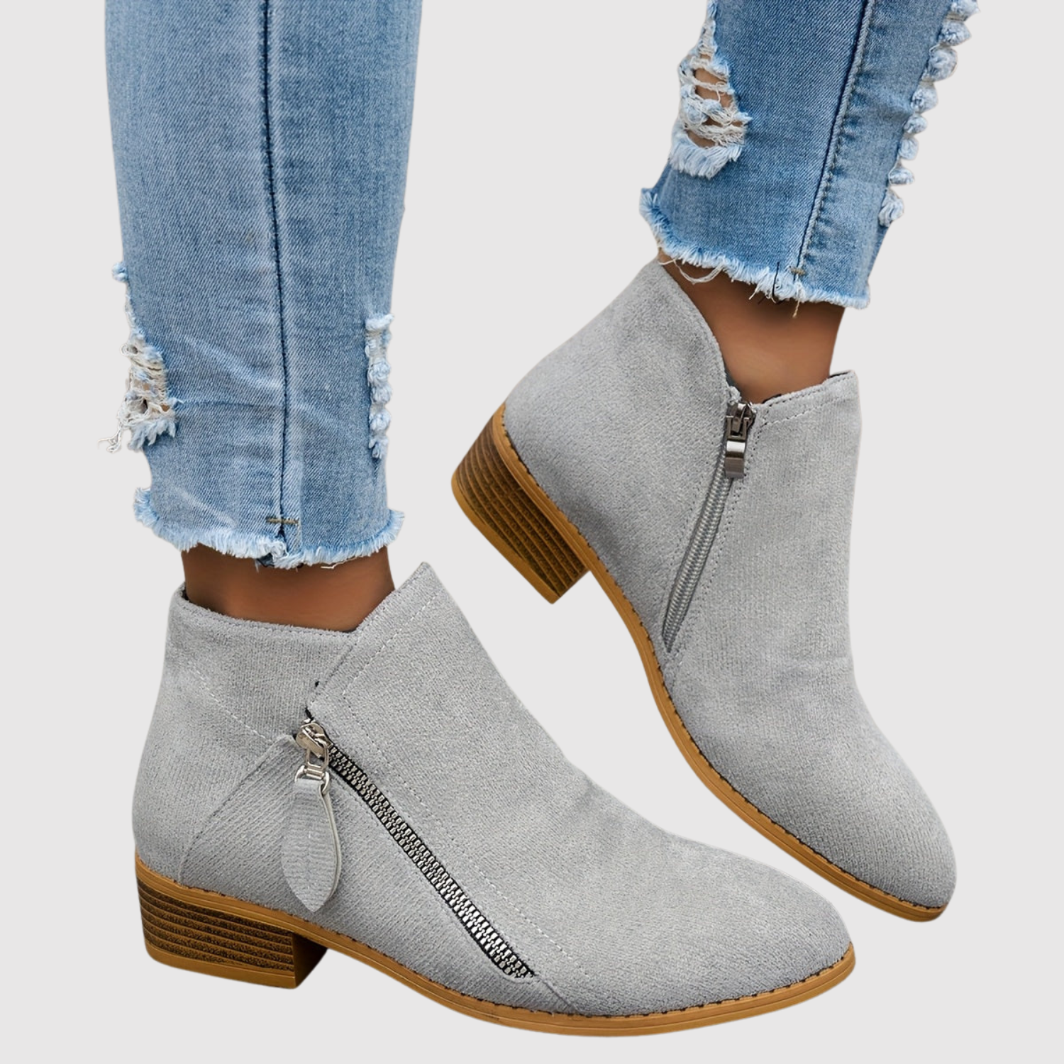 Teodora - Dámské ankle boots s zipem