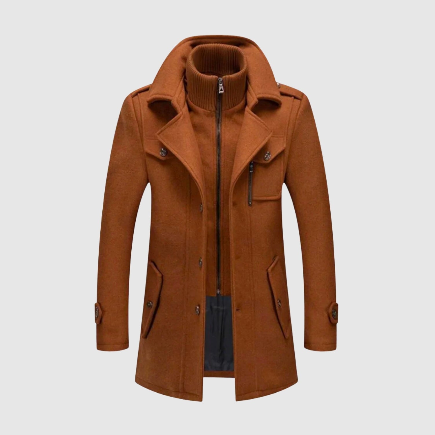 Marek - Moderní vlněný kabát