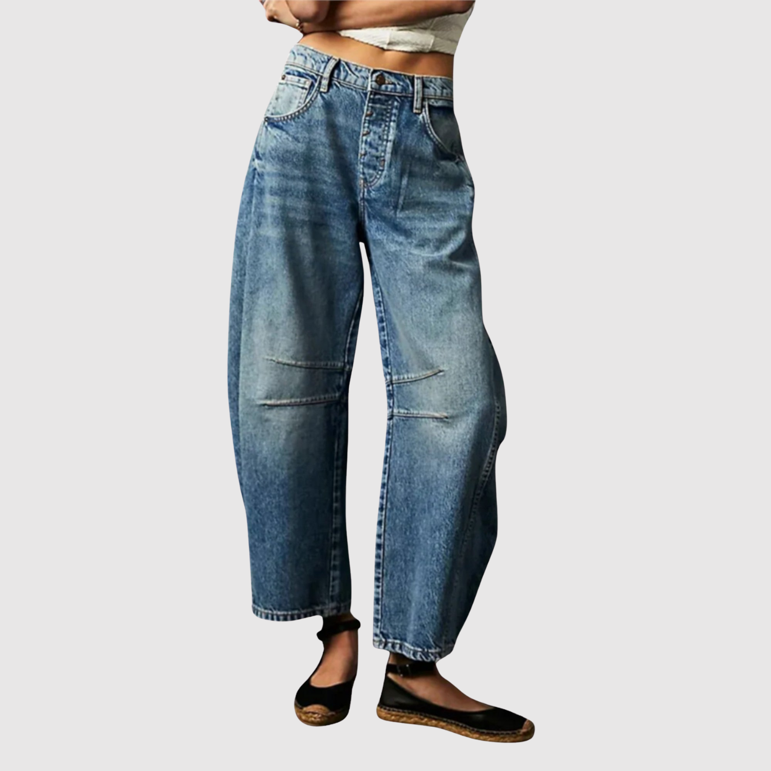 Kira – Džíny s širokým střihem a městským stylem