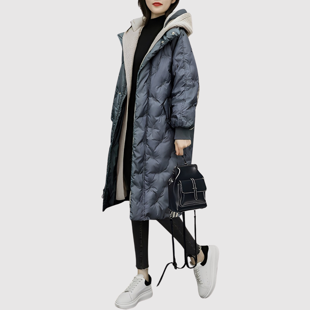 Jelena - Moderní zimní bunda s prošívaným vzorem pro ženy