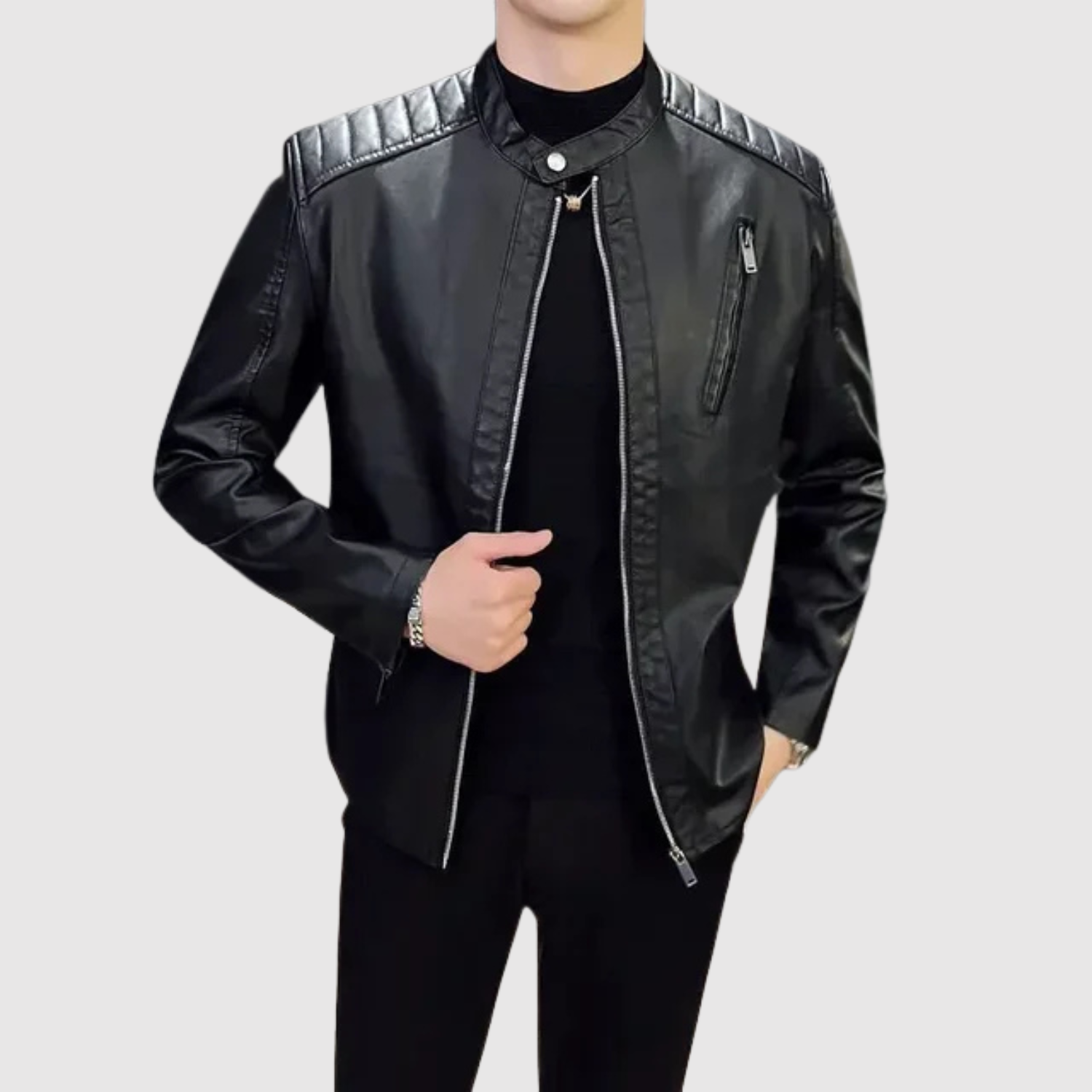 Dorian – Elegantní kožená bunda s moderním akcentem