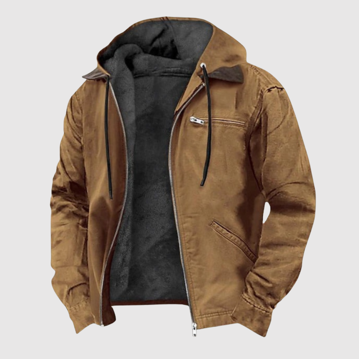 Marek - Pánská bomber bunda s kapucí