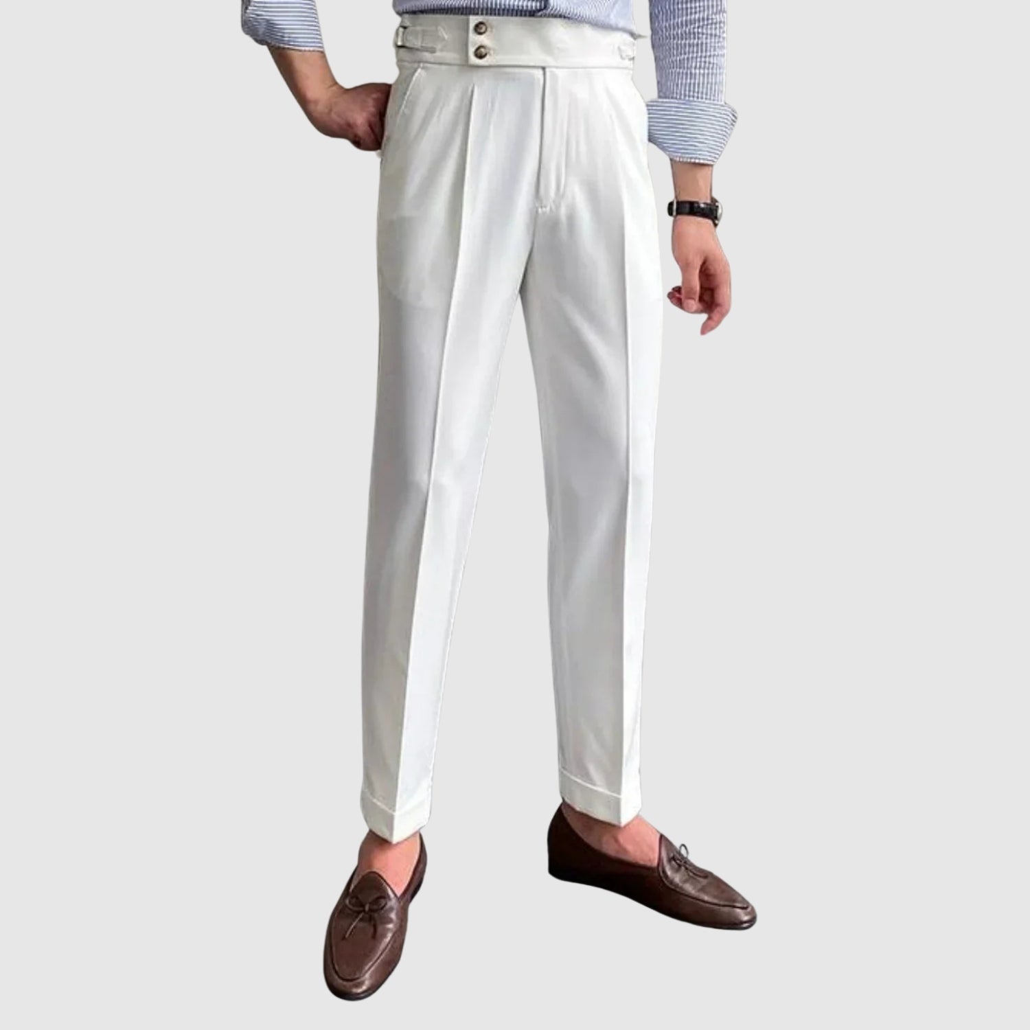 Leo - Stylové vintage kalhoty pro muže