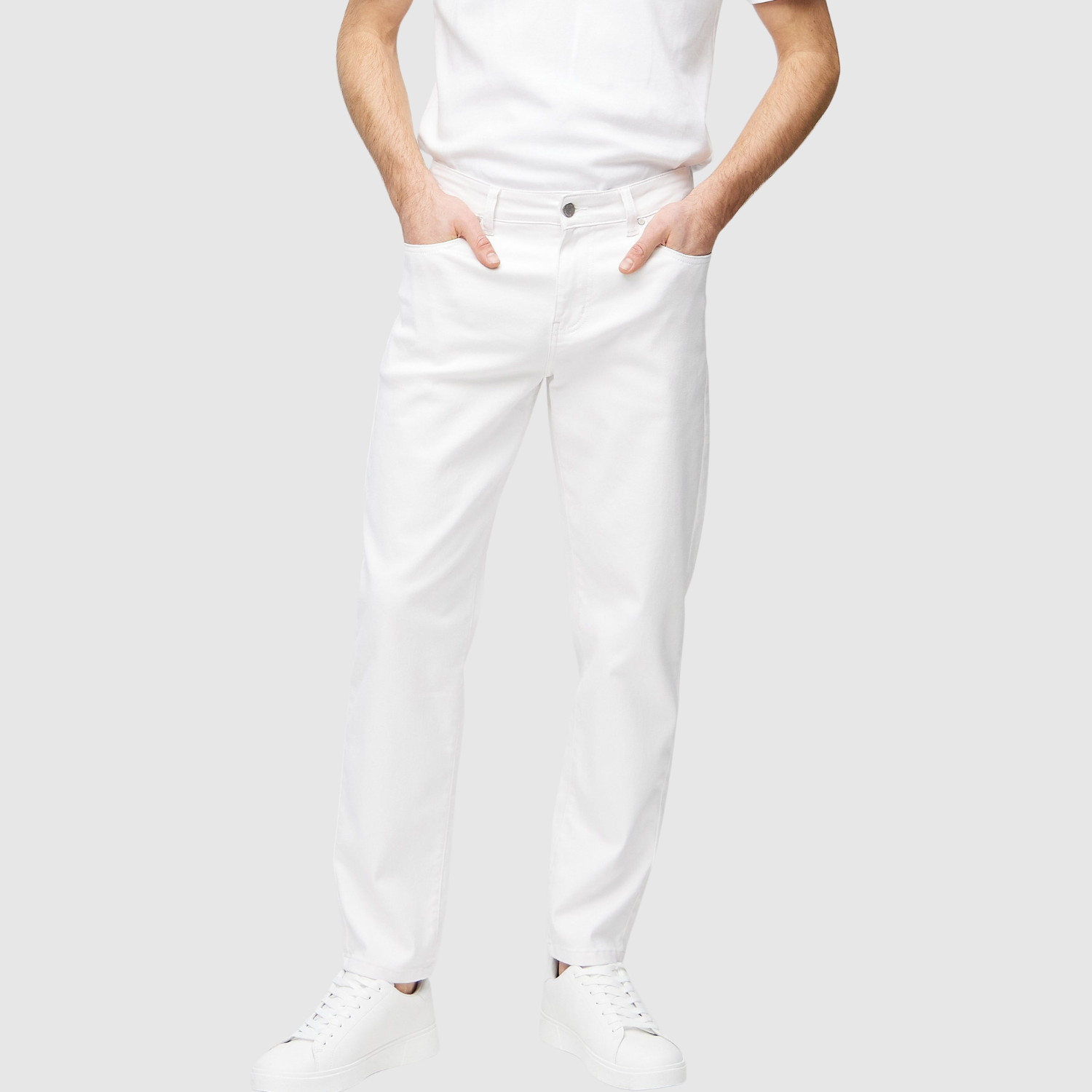 Bruno - Džíny s normálním střihem v bílé