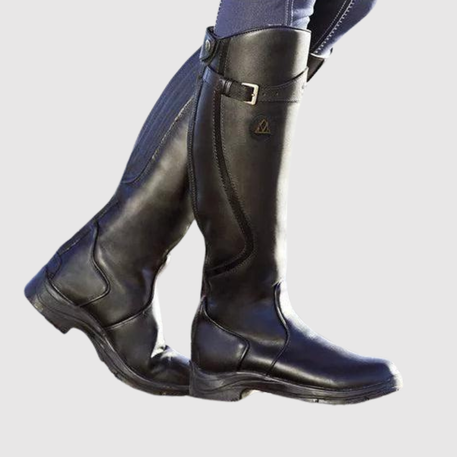 Teodora - Elegantní vysoké kožené boty do každého počasí