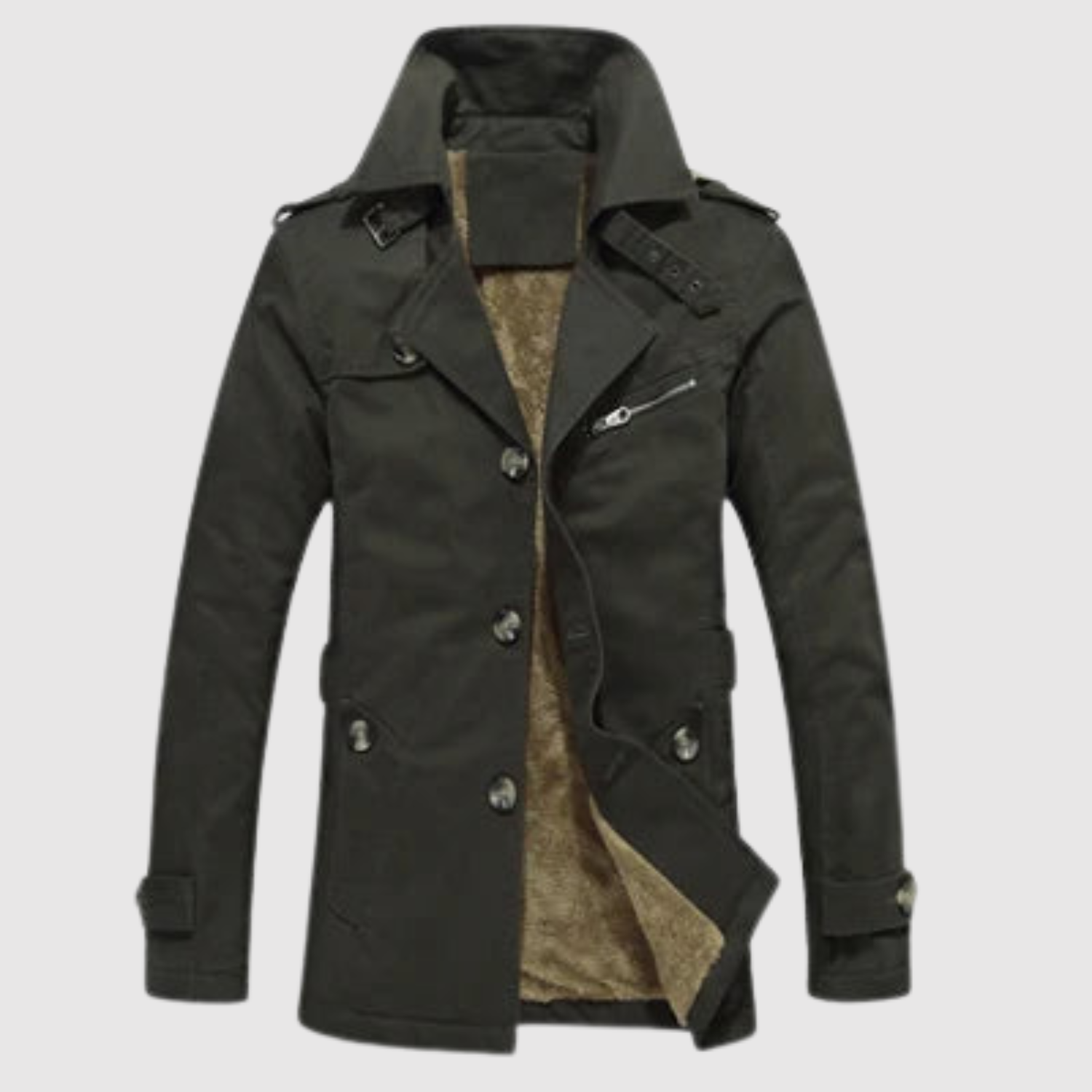 Marek – Zimní kabát s vlněnou podšívkou