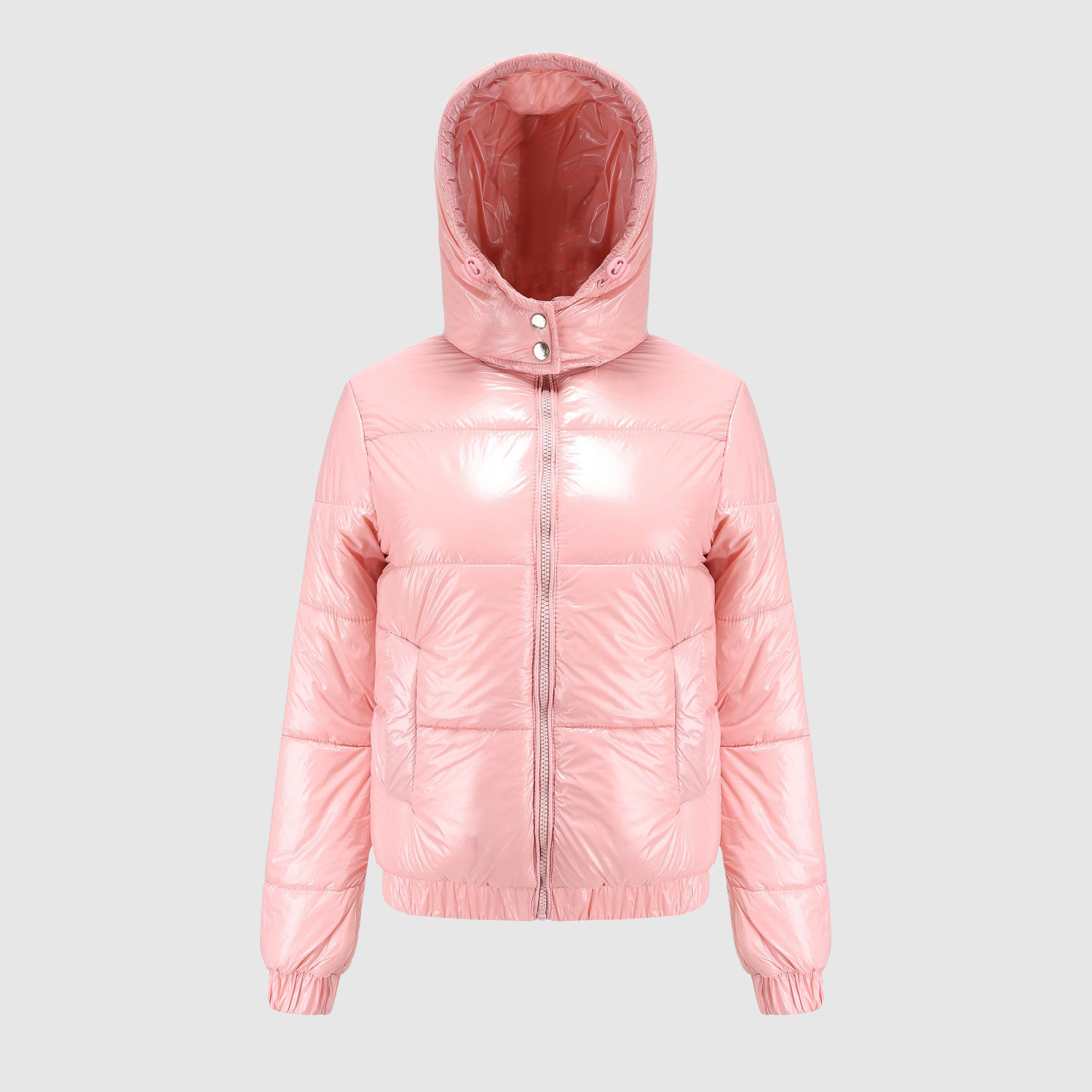 Jelena - Lesklá zimní péřová bunda