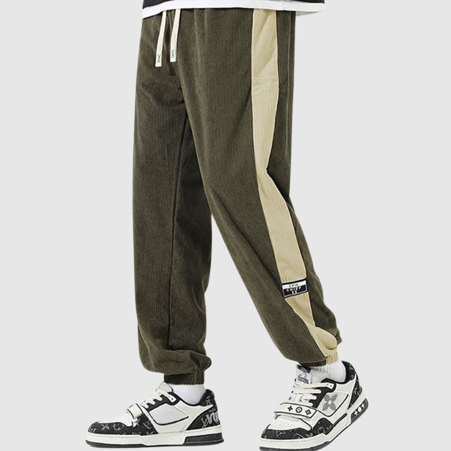 Denis – Sportovní kalhoty s kontrastními pruhy