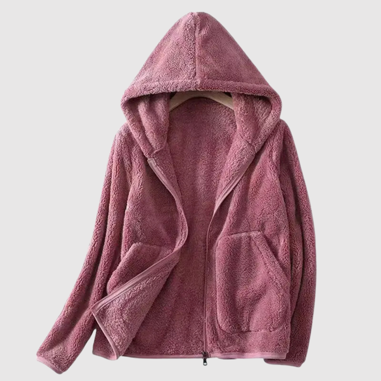 Nina – Fleece bunda s kapucí a kapsami