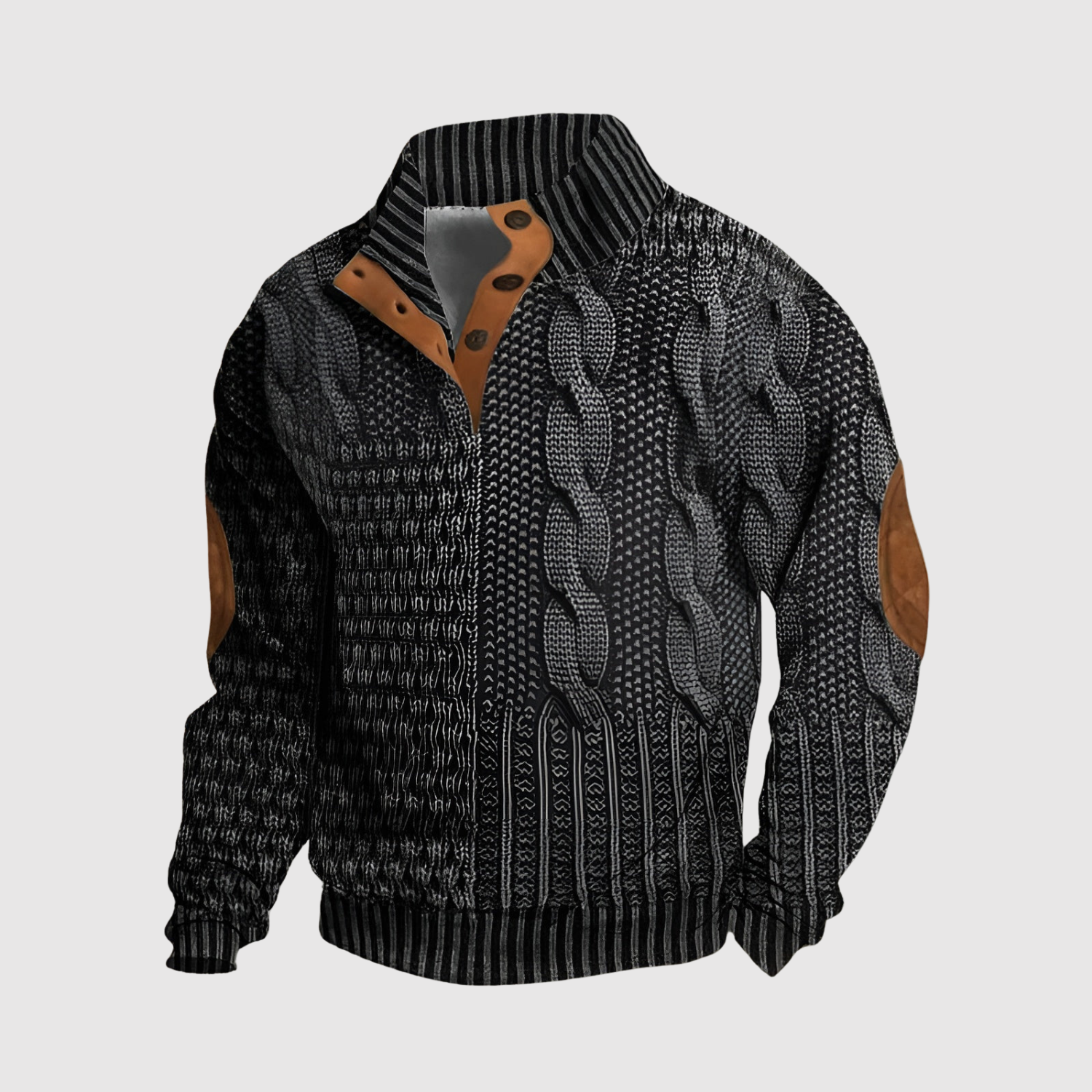 Daniel – Svetr s vzorem a kontrastními detaily
