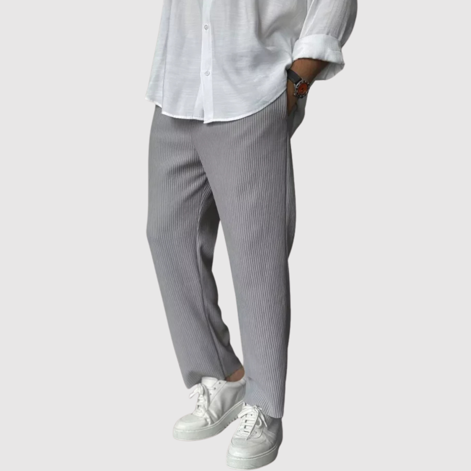 Leo – Kalhoty v moderním minimalistickém stylu