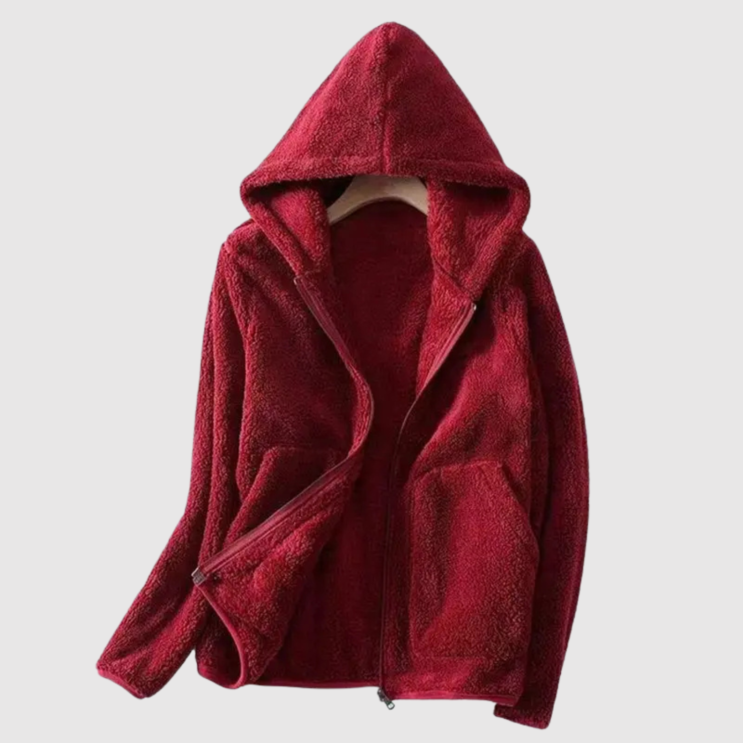 Nina – Fleece bunda s kapucí a kapsami