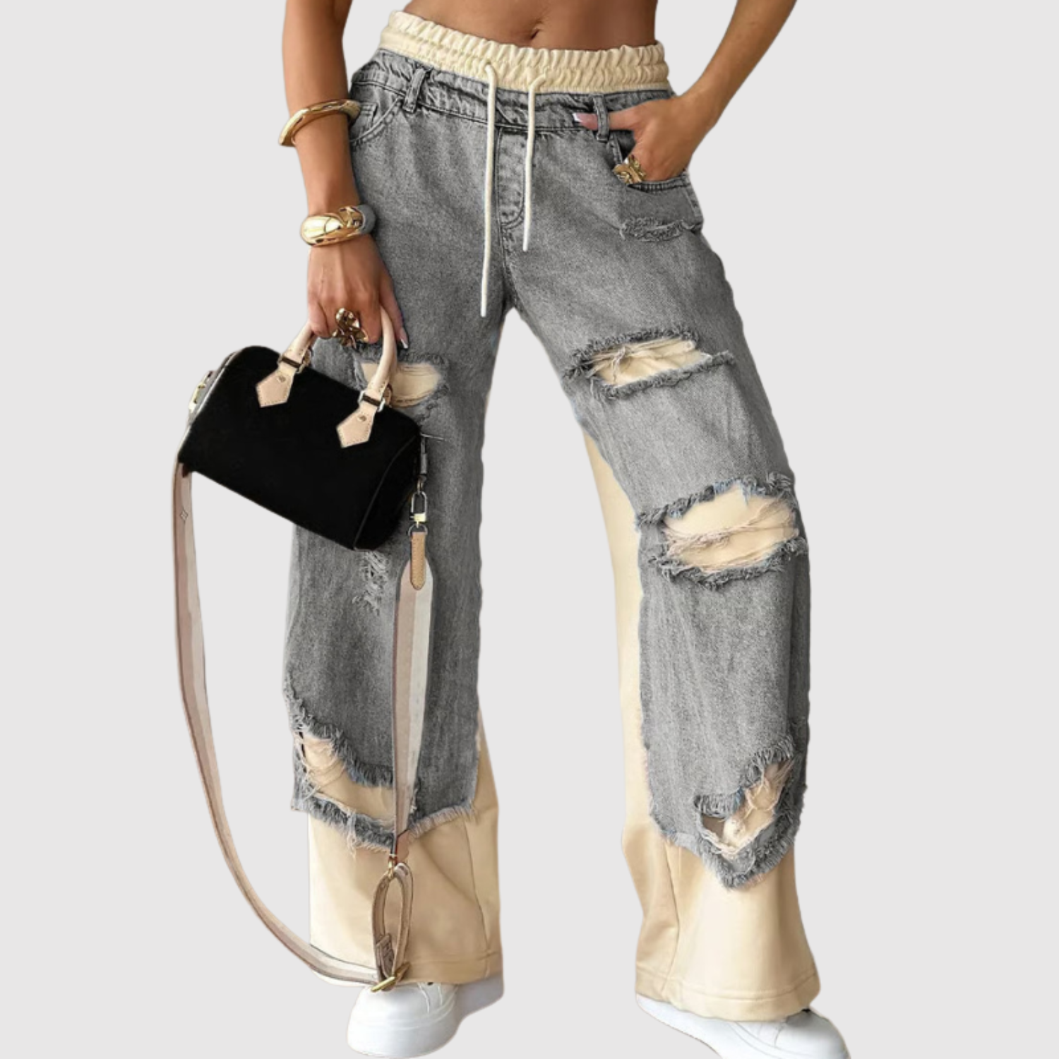 Kira – Džíny s roztržením a módními detaily