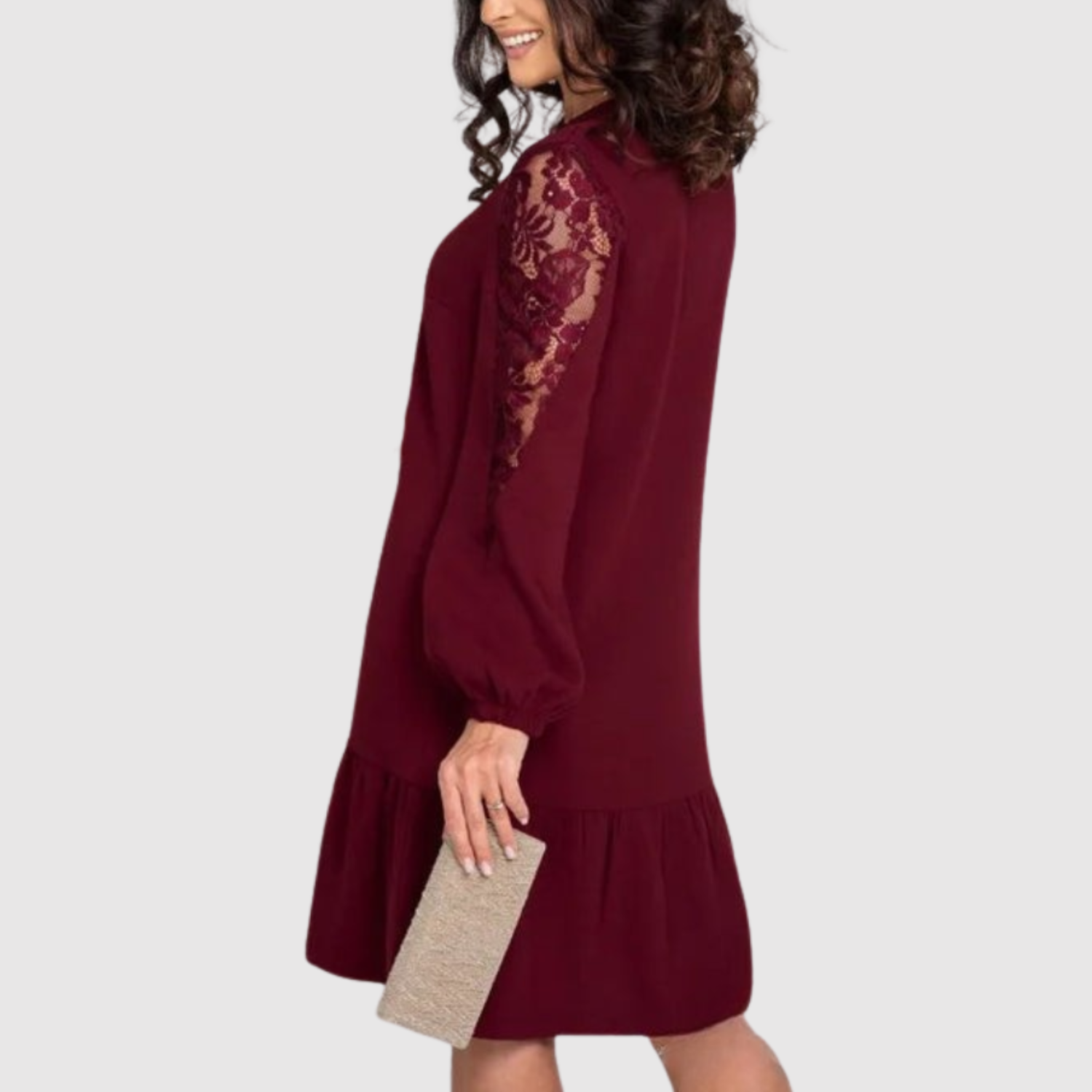 Eliška – Elegantní šaty s krajkou