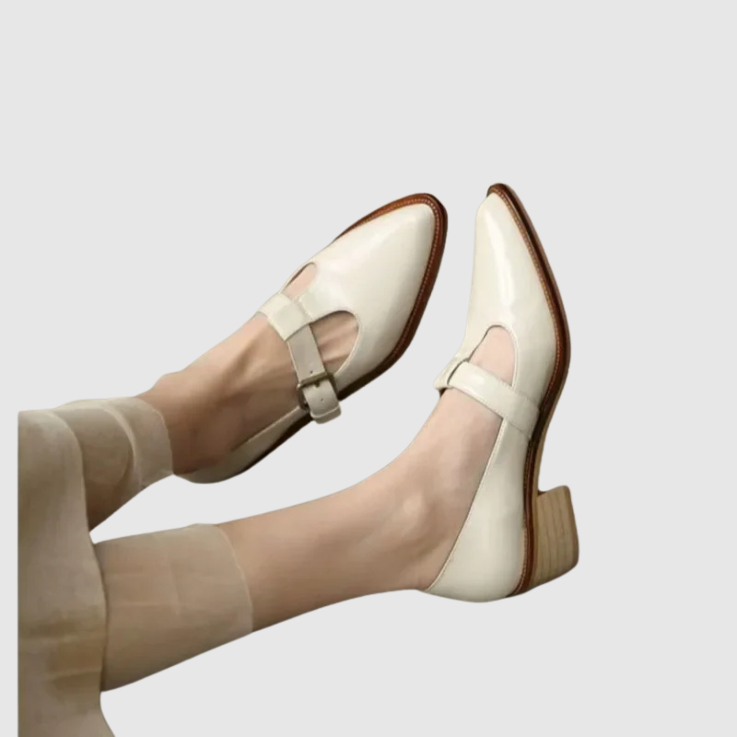 Greta – Klasické retro boty s nízkým podpatkem