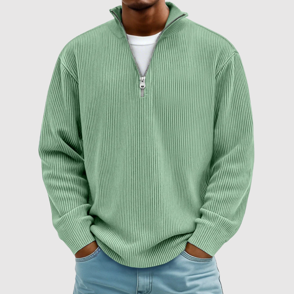 Daniel – Svetr se zipem a moderním vzhledem