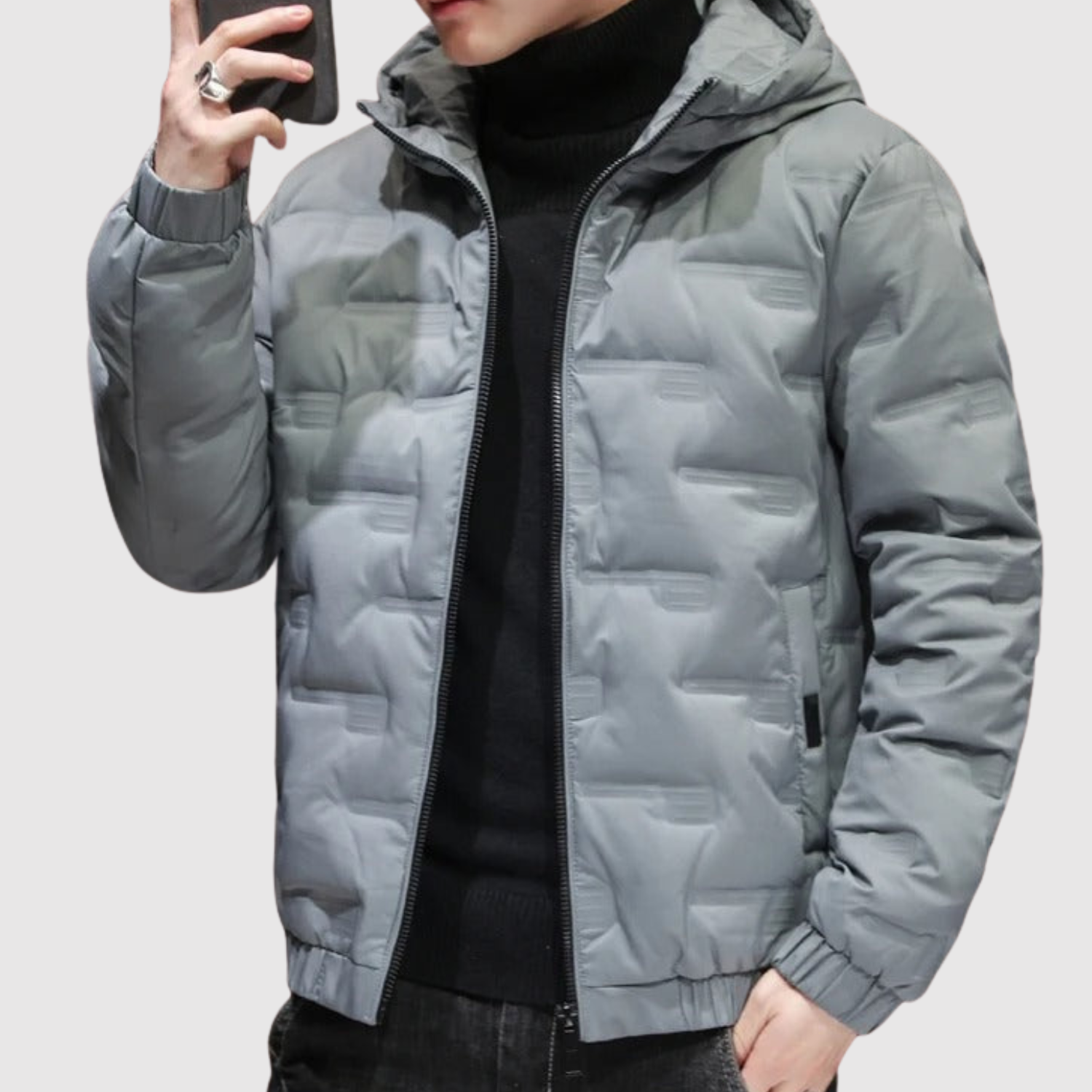 Marek – Teplá zimní bunda s rovnými liniemi