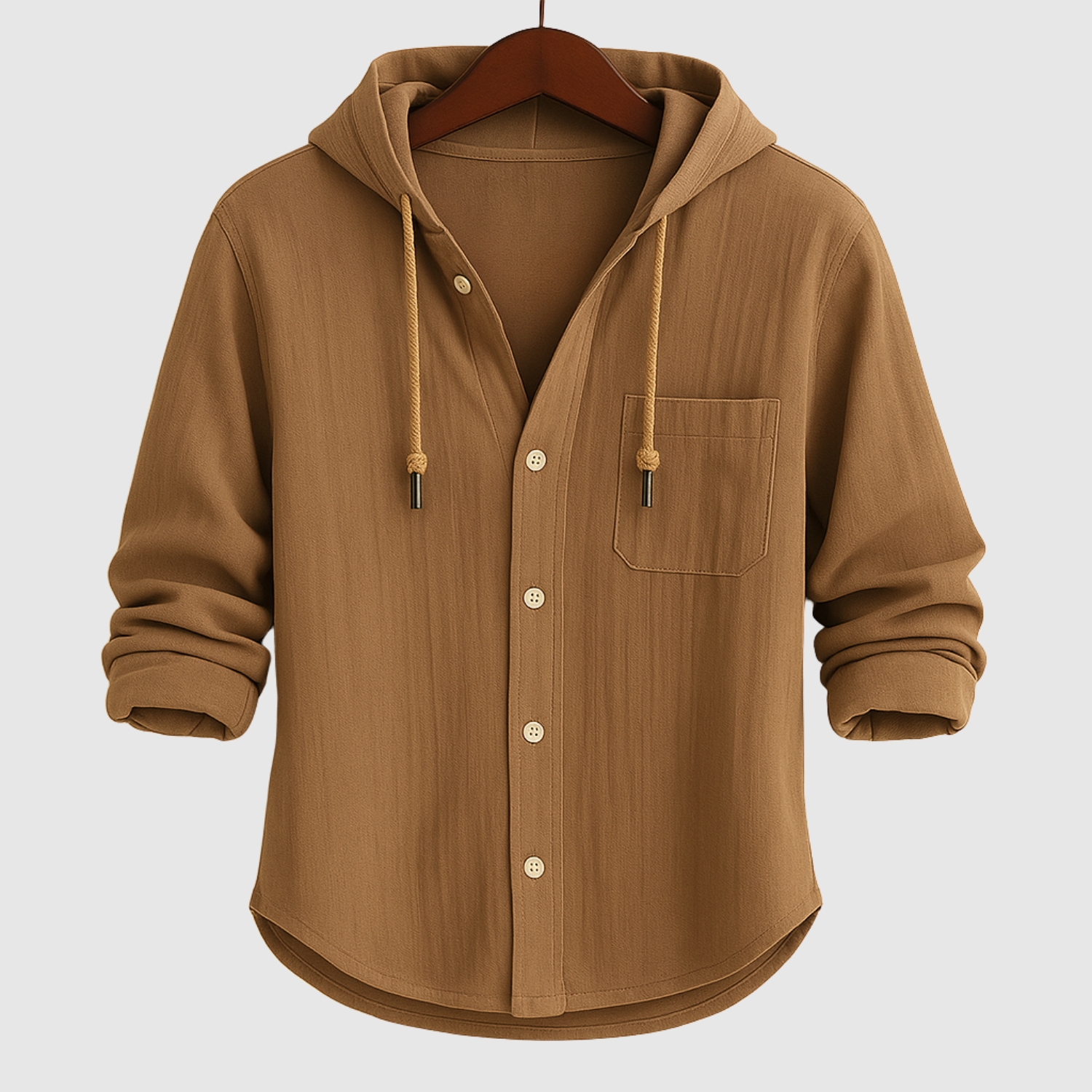 Adrian - Casual pánská košile s kapucí