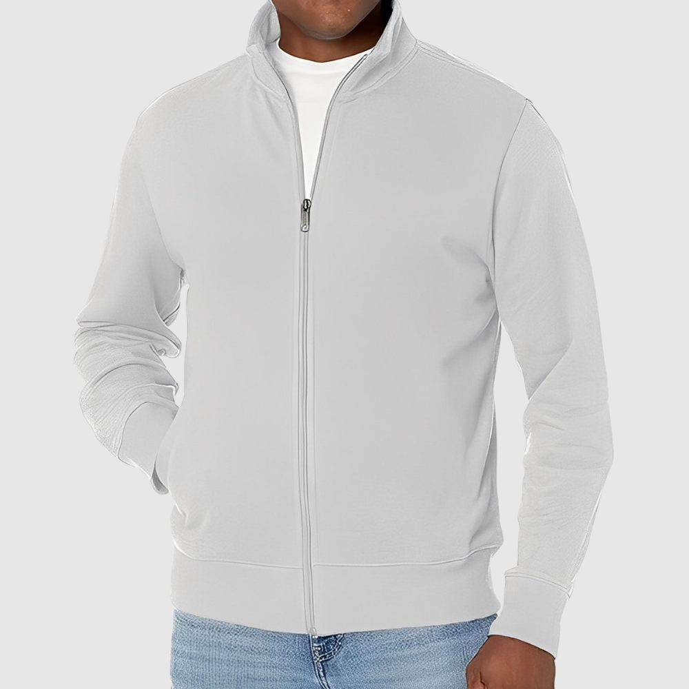 Šimon – Pohodlná pánská košile s dlouhými rukávy a zipem