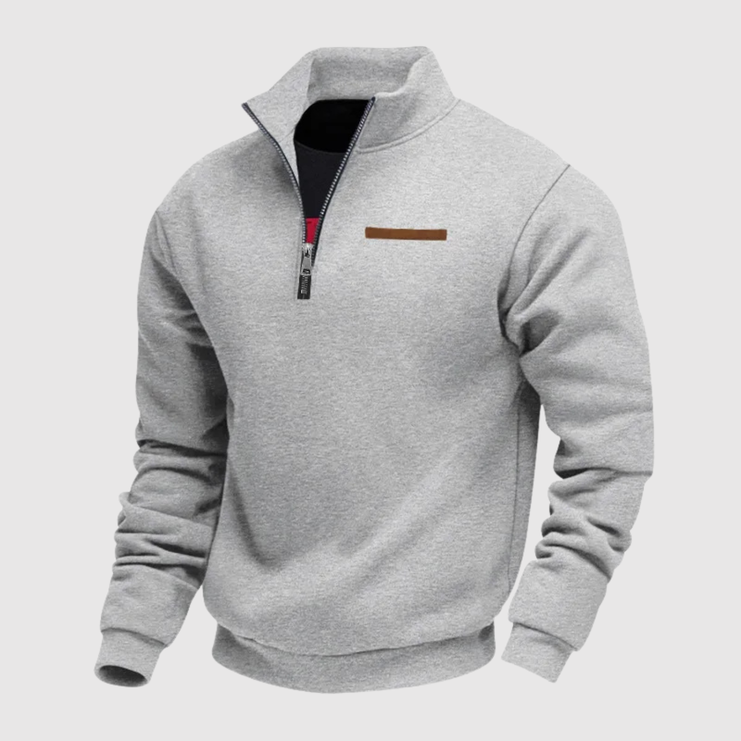 Daniel - Svetr s vysokým límcem a zipem