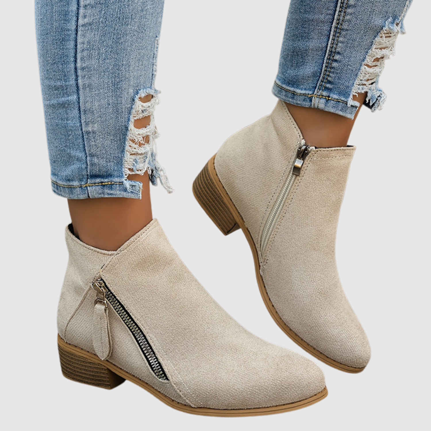Teodora - Dámské ankle boots s zipem