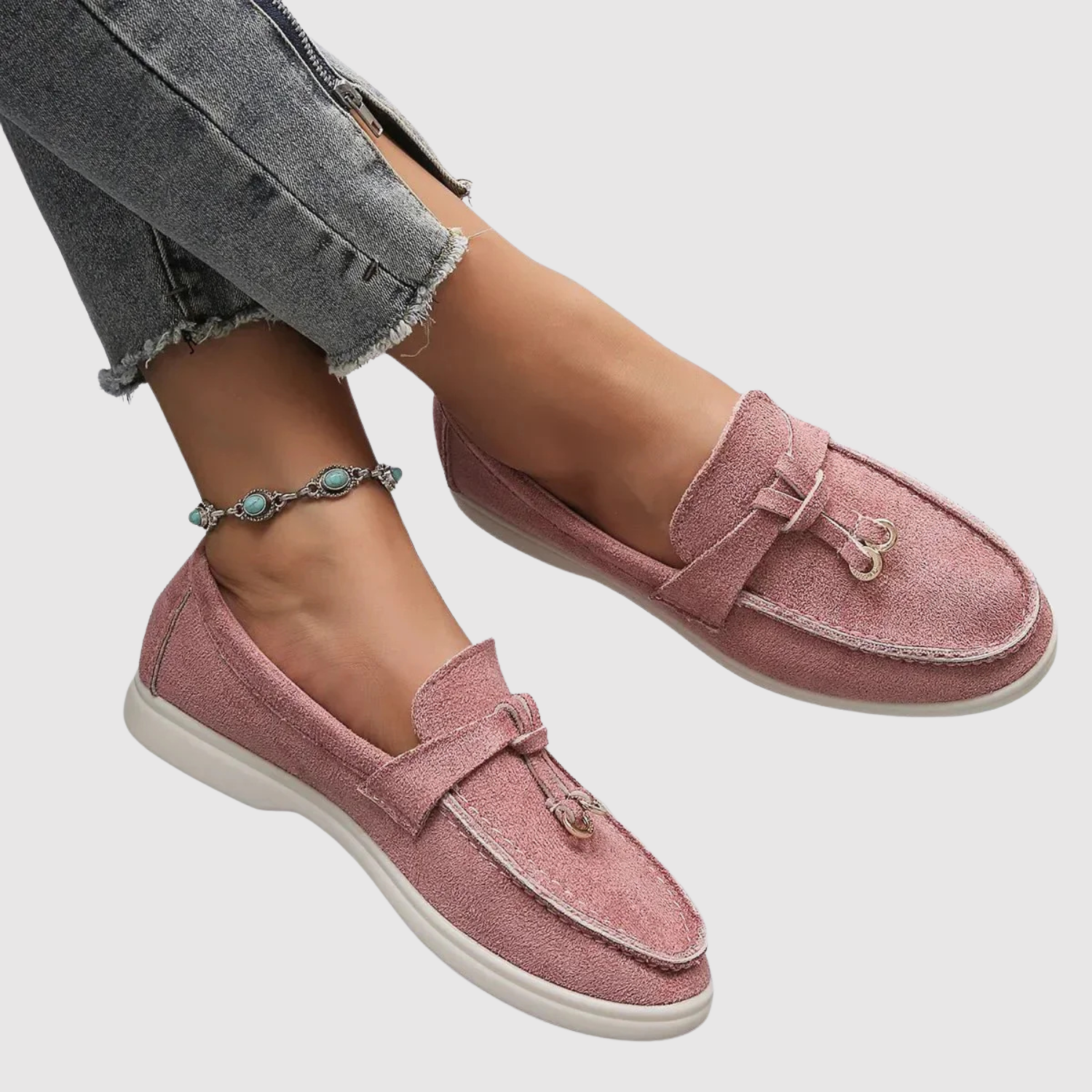 Lara – Pohodlné plátěné loafers s elegantními detaily