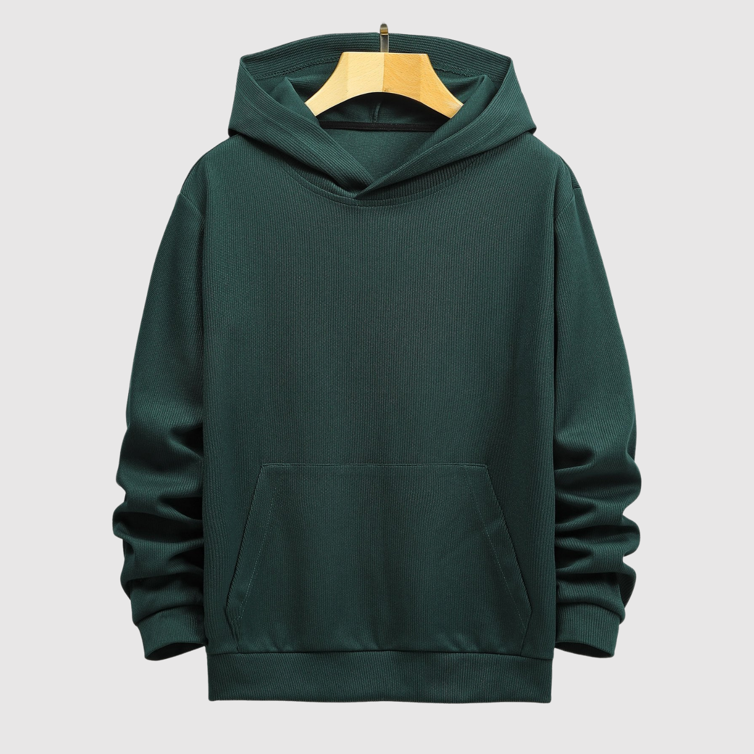 Daniel – Klasická mikina s kapucí ve strukturovaném úpletu