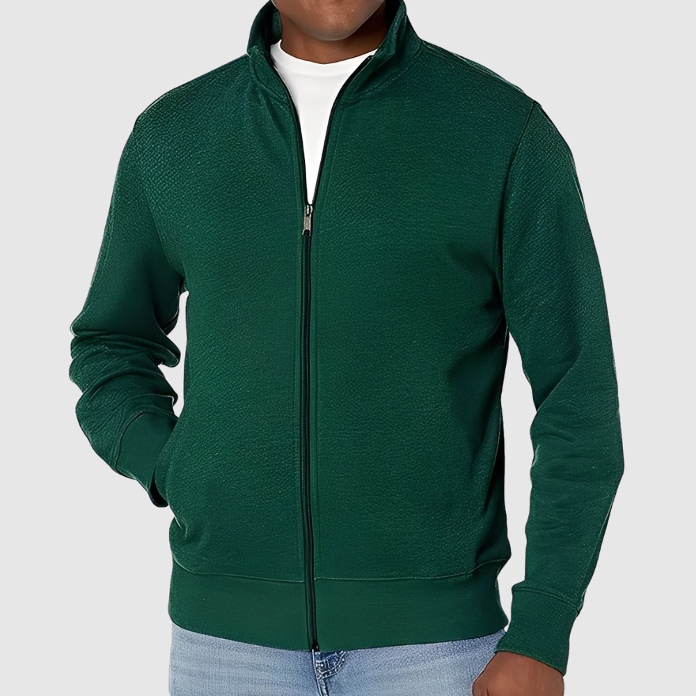 Šimon – Pohodlná pánská košile s dlouhými rukávy a zipem