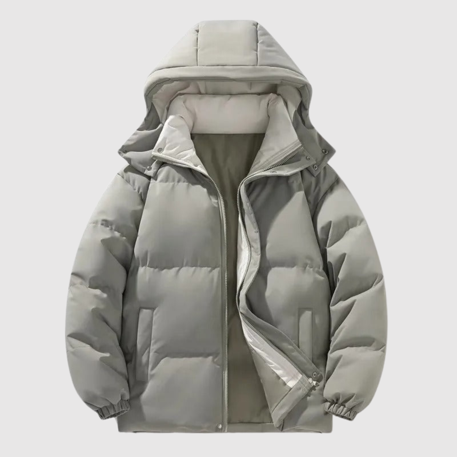 Marek – Péřová bunda s objemnou kapucí a čistým designem