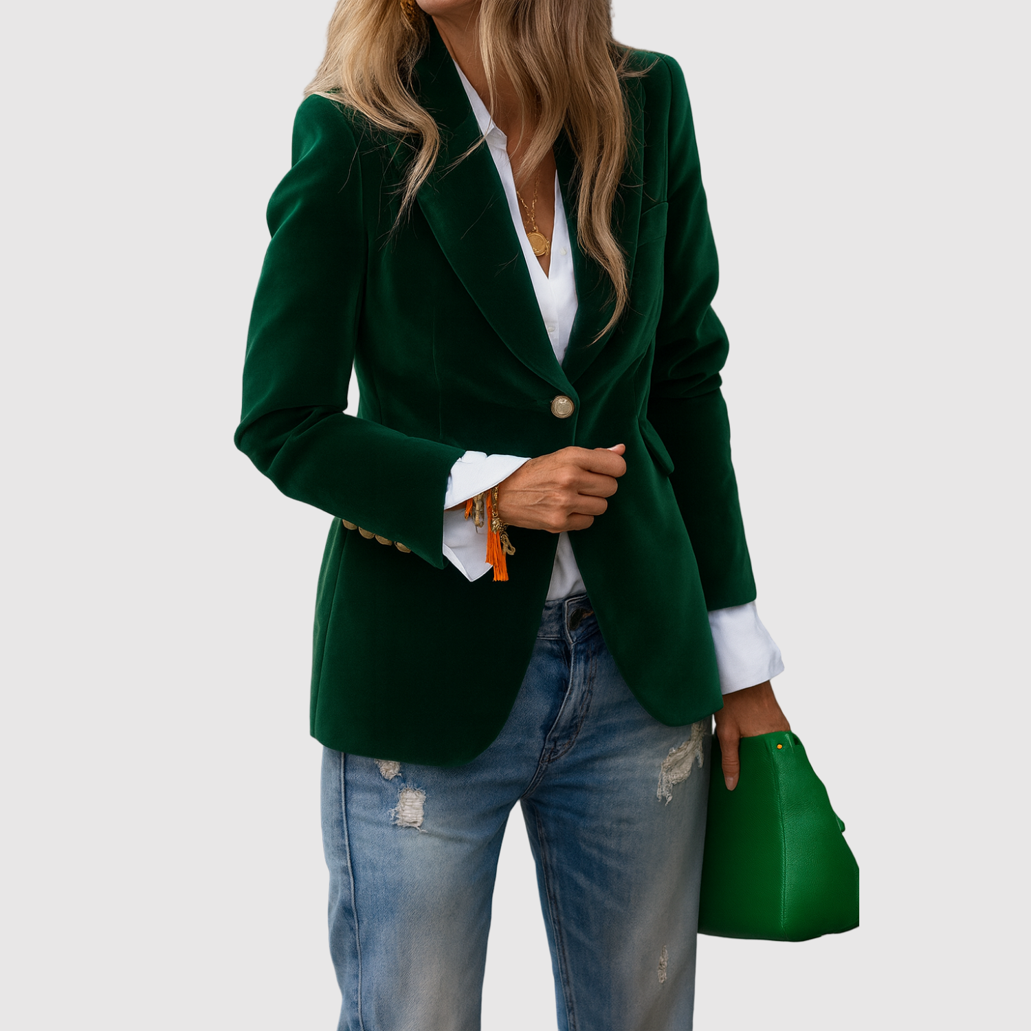 Silvie – Figurovaný blazer s nadčasovým designem