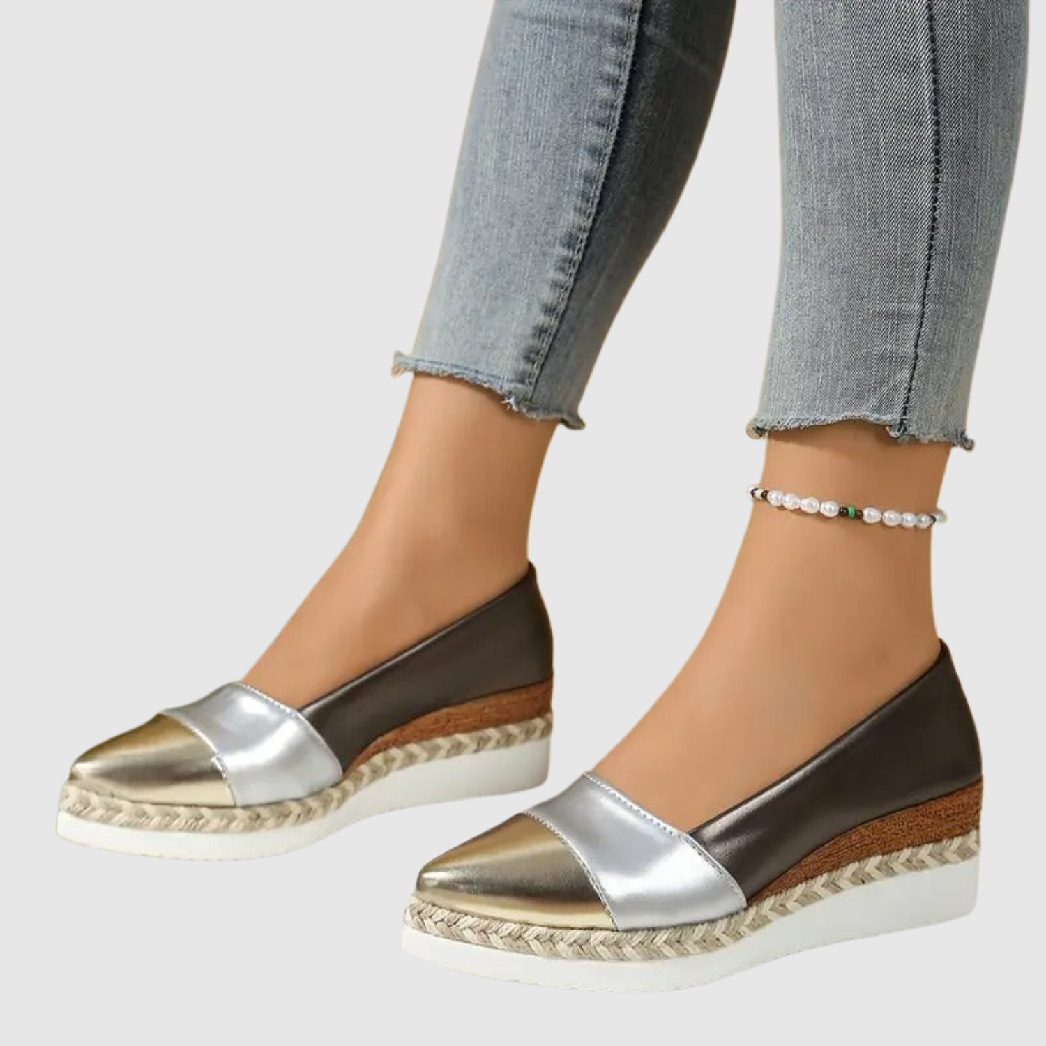 Lara - Ortopedické dámské boty na podpatku s metalickým zakončením