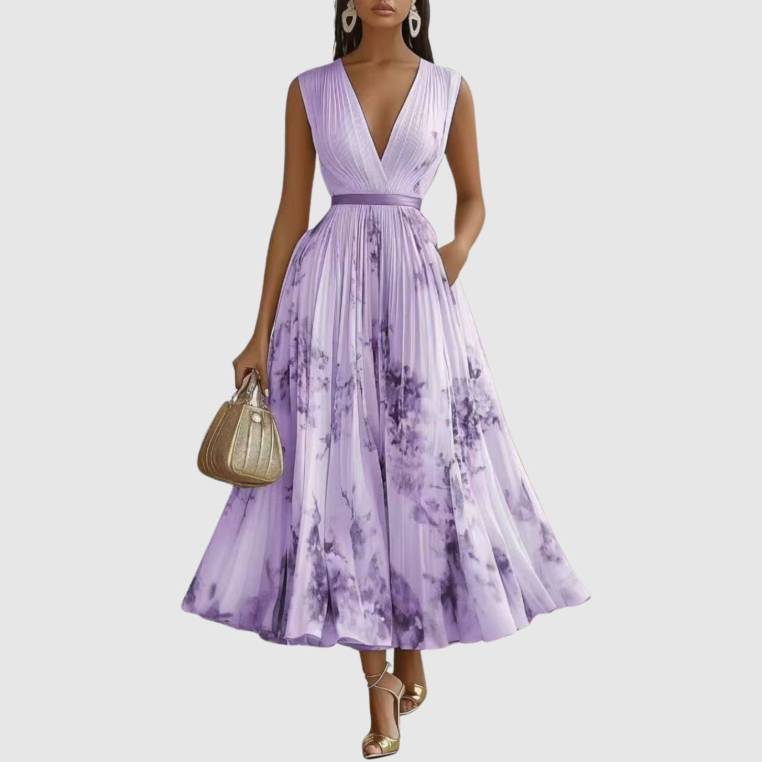 Eliška – Letní šaty s květinovým potiskem