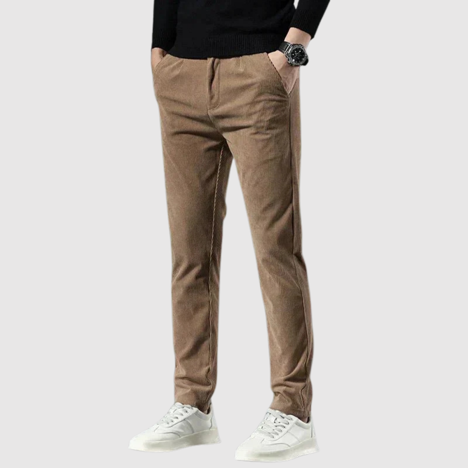 Leo – Kalhoty z měkkého semiše