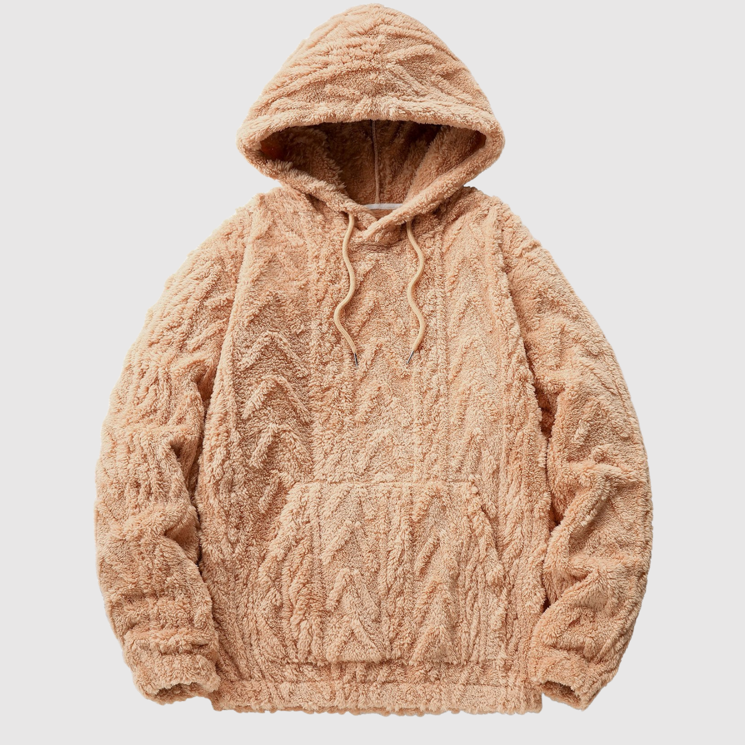 Nina – Měkké Teddy Mikina s kabelovým vzorem