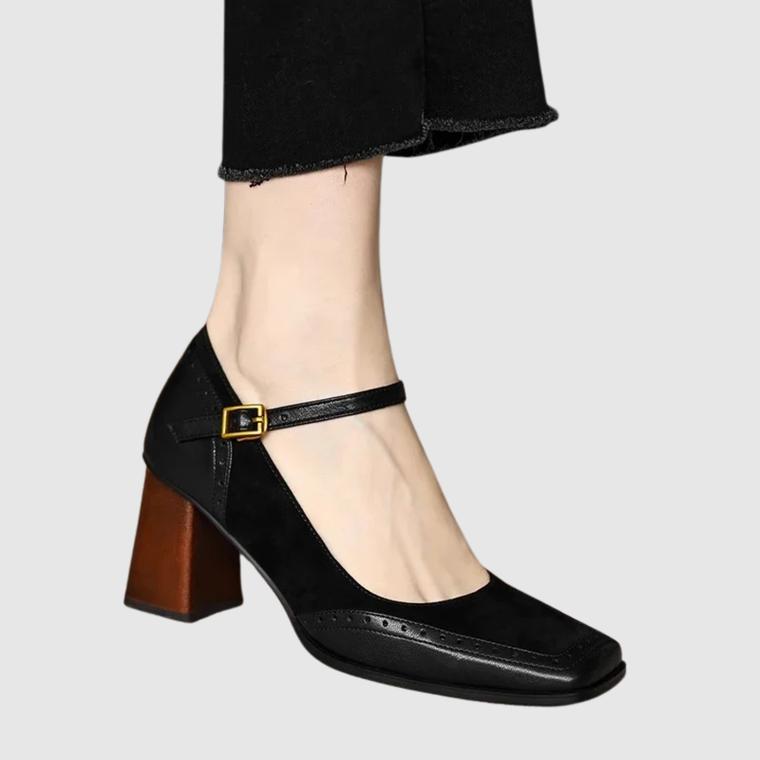 Greta – Retro lodičky se čtveratou špičkou