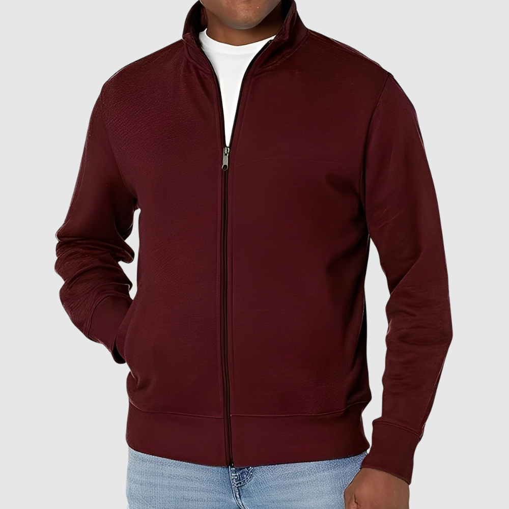 Šimon – Pohodlná pánská košile s dlouhými rukávy a zipem