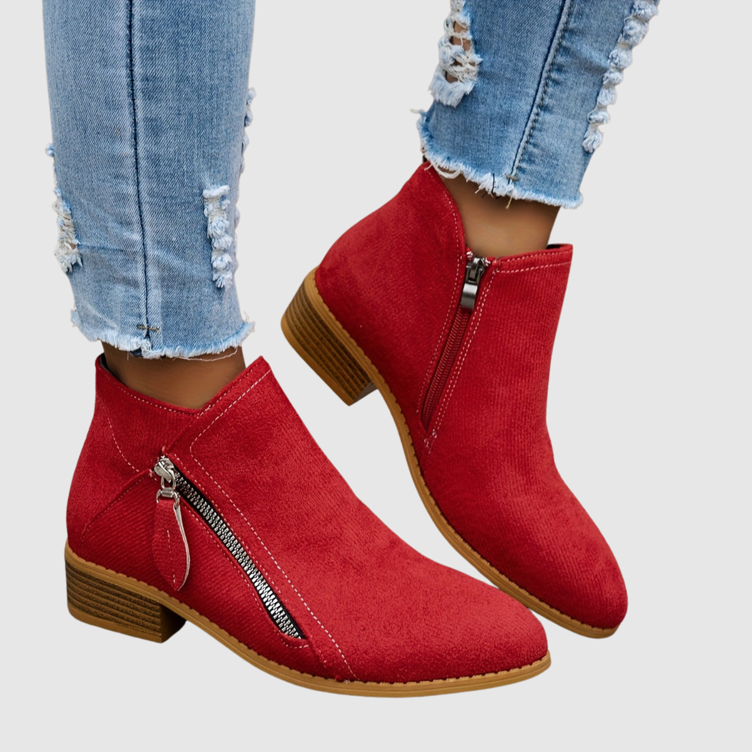 Teodora - Dámské ankle boots s zipem