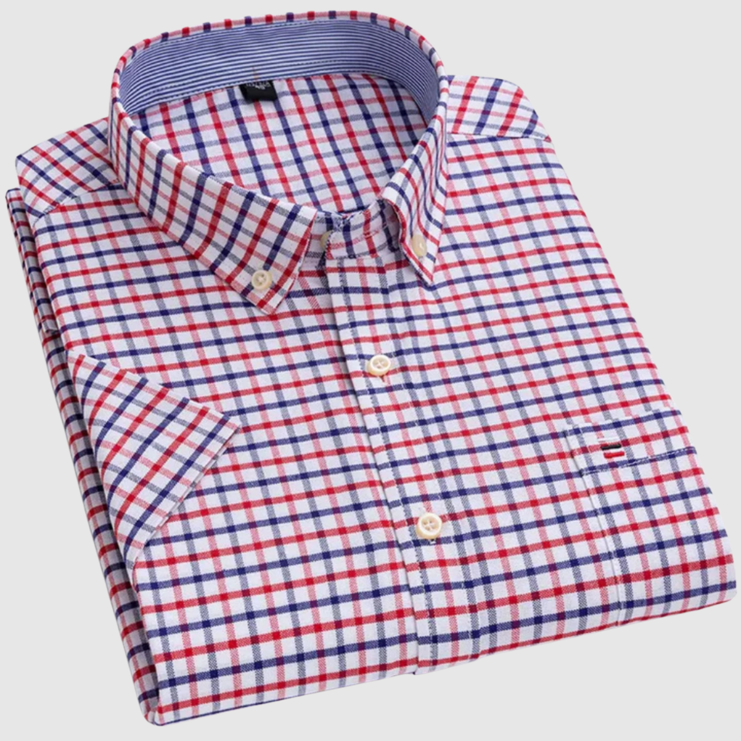 Adrian - Klasická košile s potiskem z bavlny