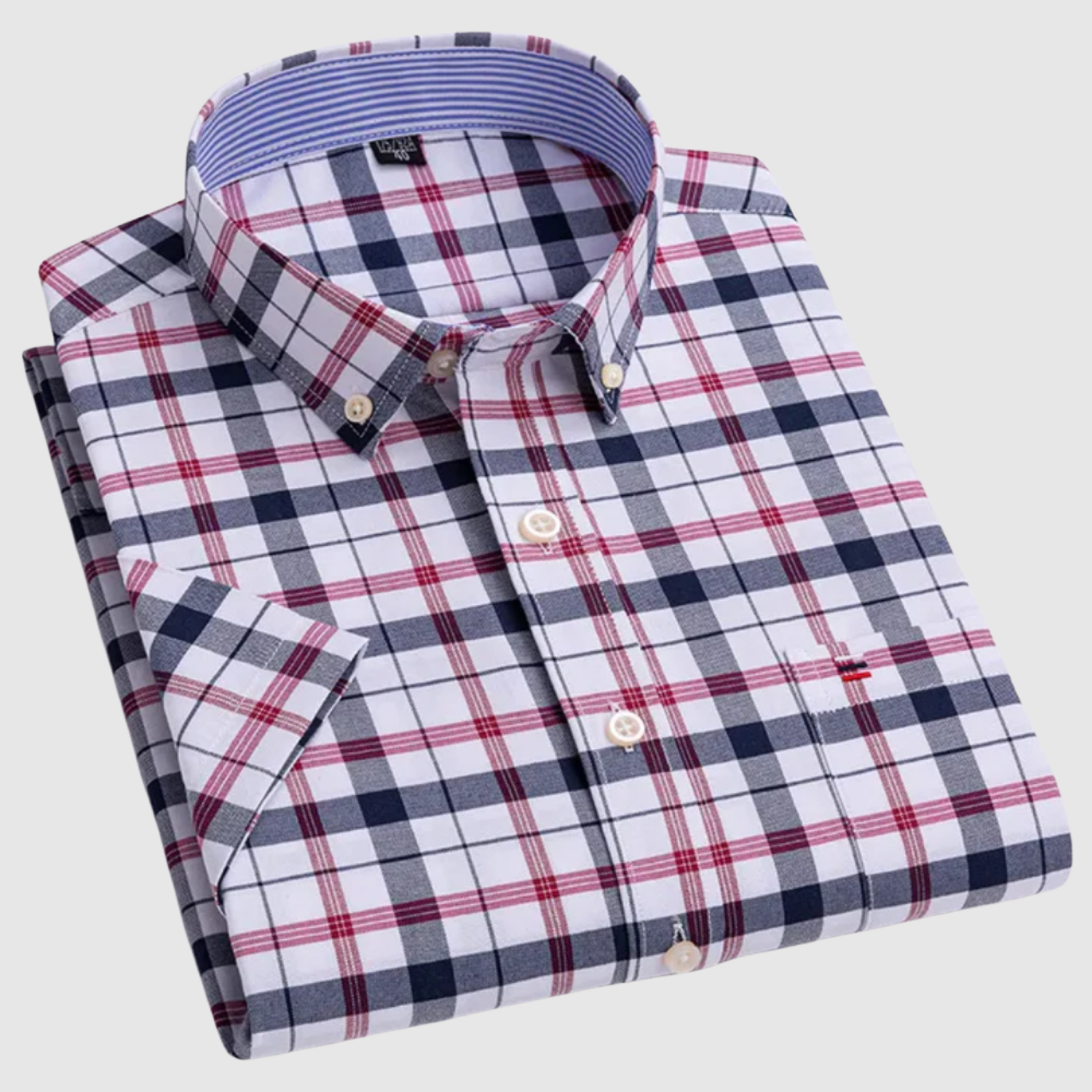 Adrian - Klasická košile s potiskem z bavlny