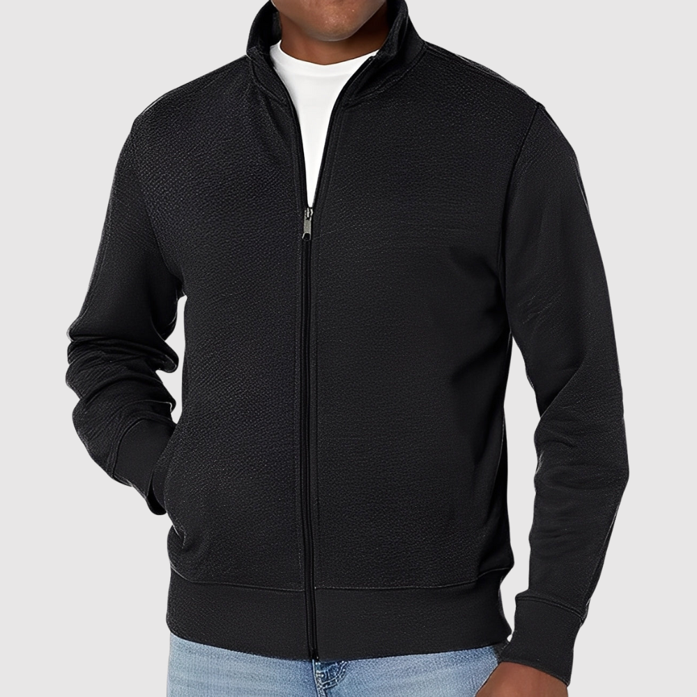 Šimon – Pohodlná pánská košile s dlouhými rukávy a zipem