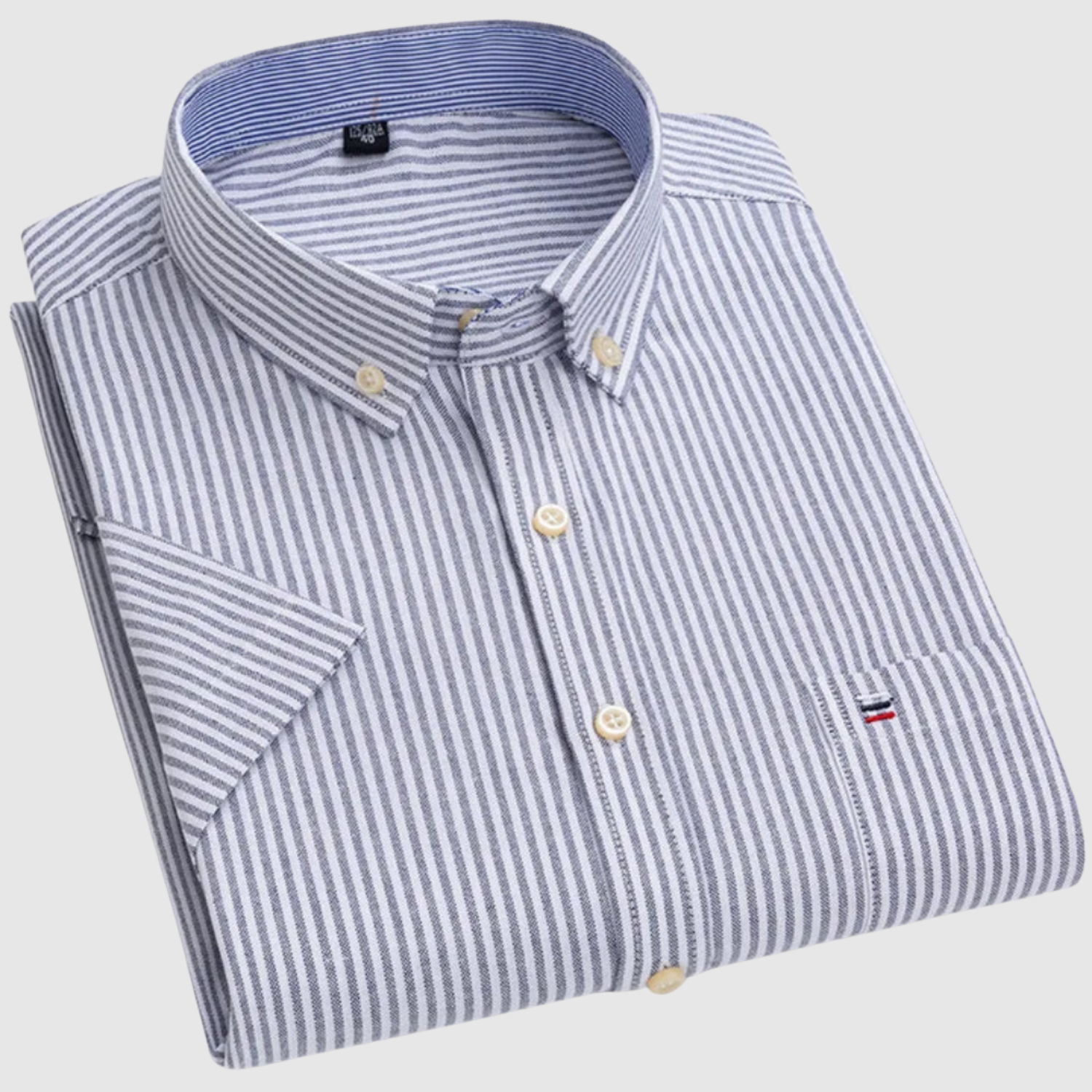 Adrian - Klasická košile s potiskem z bavlny