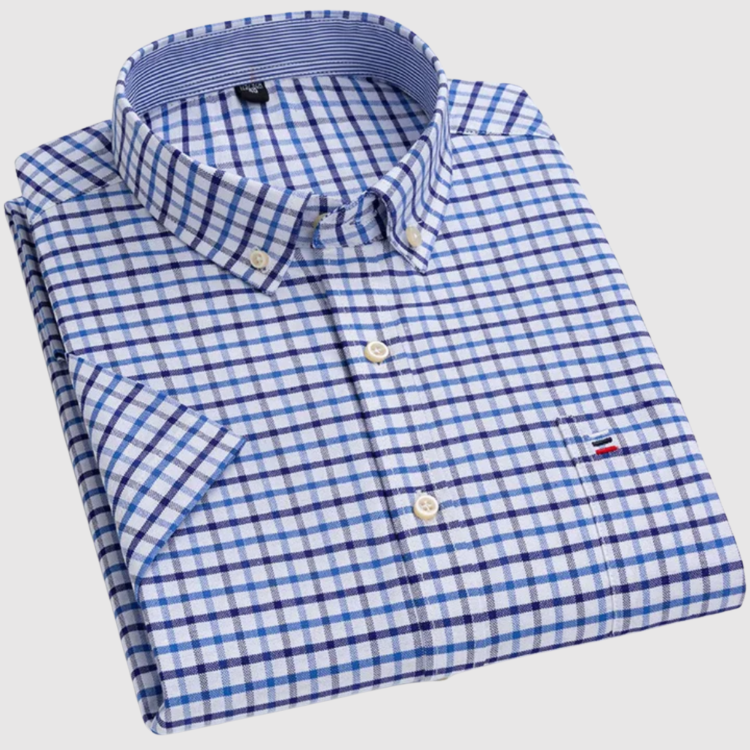 Adrian - Klasická košile s potiskem z bavlny