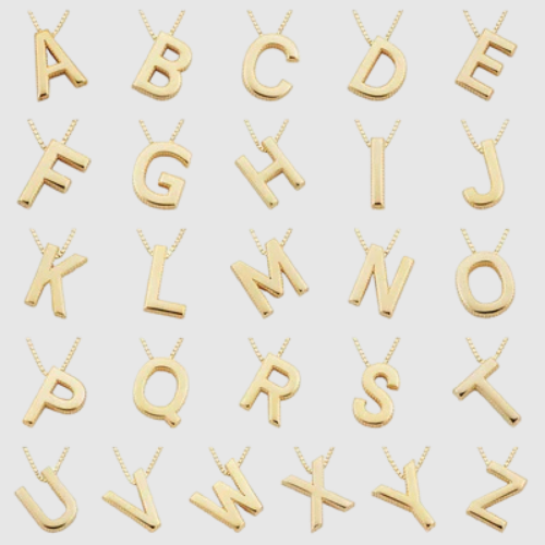 Amélie – Náhrdelník s písmenem a osobním charm